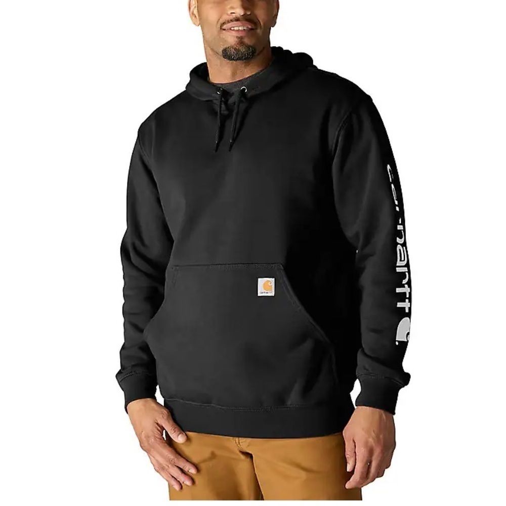 Carhartt Men's Black Pullover Hoodie k288